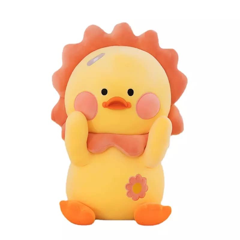 Smiling duck plush toy