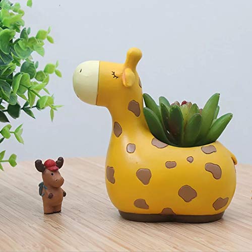 Giraffe Head Planter