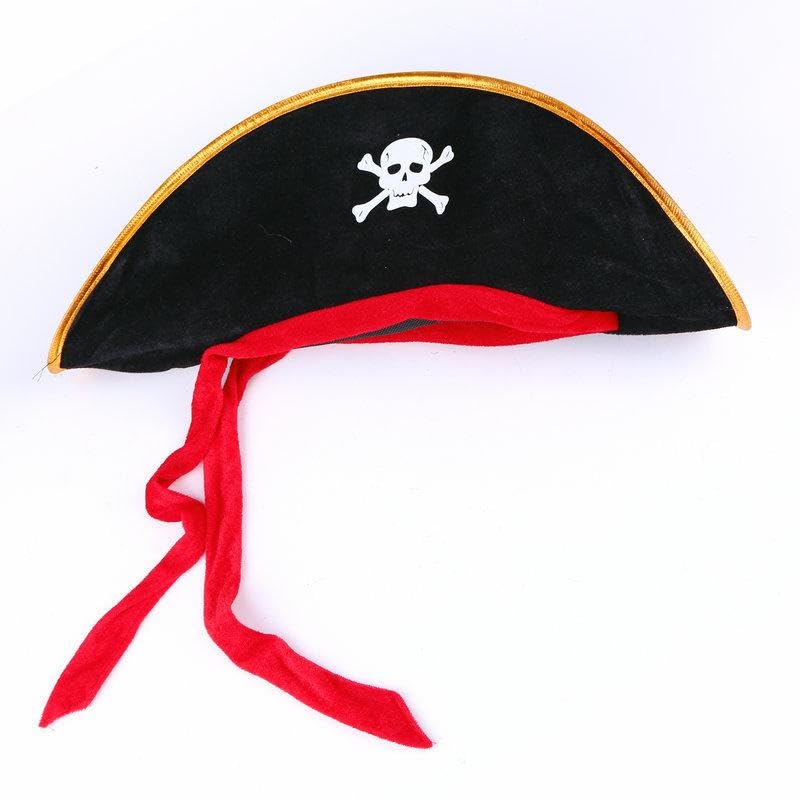Tricorn pirate captain hat