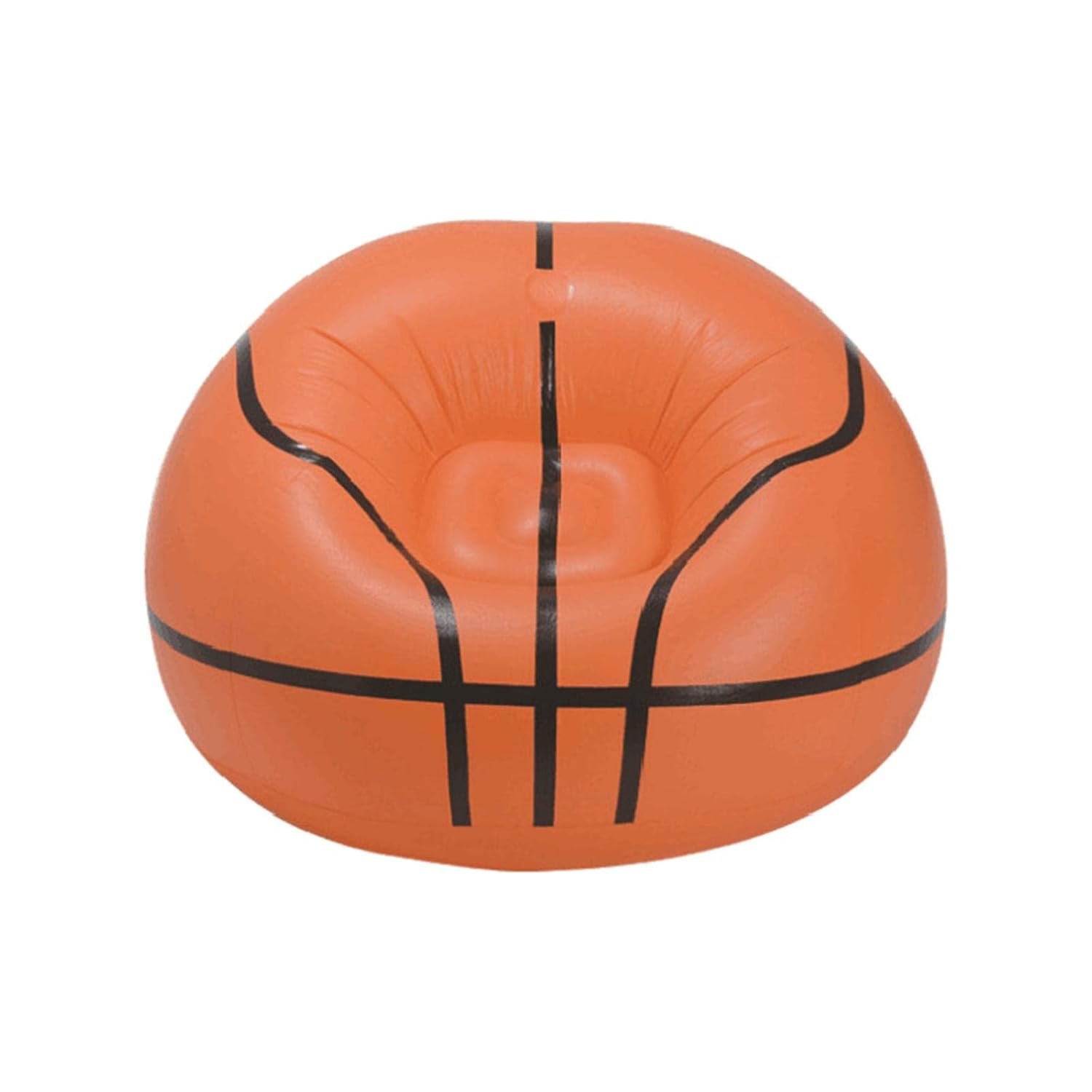 Inflatable basketball pouf chair