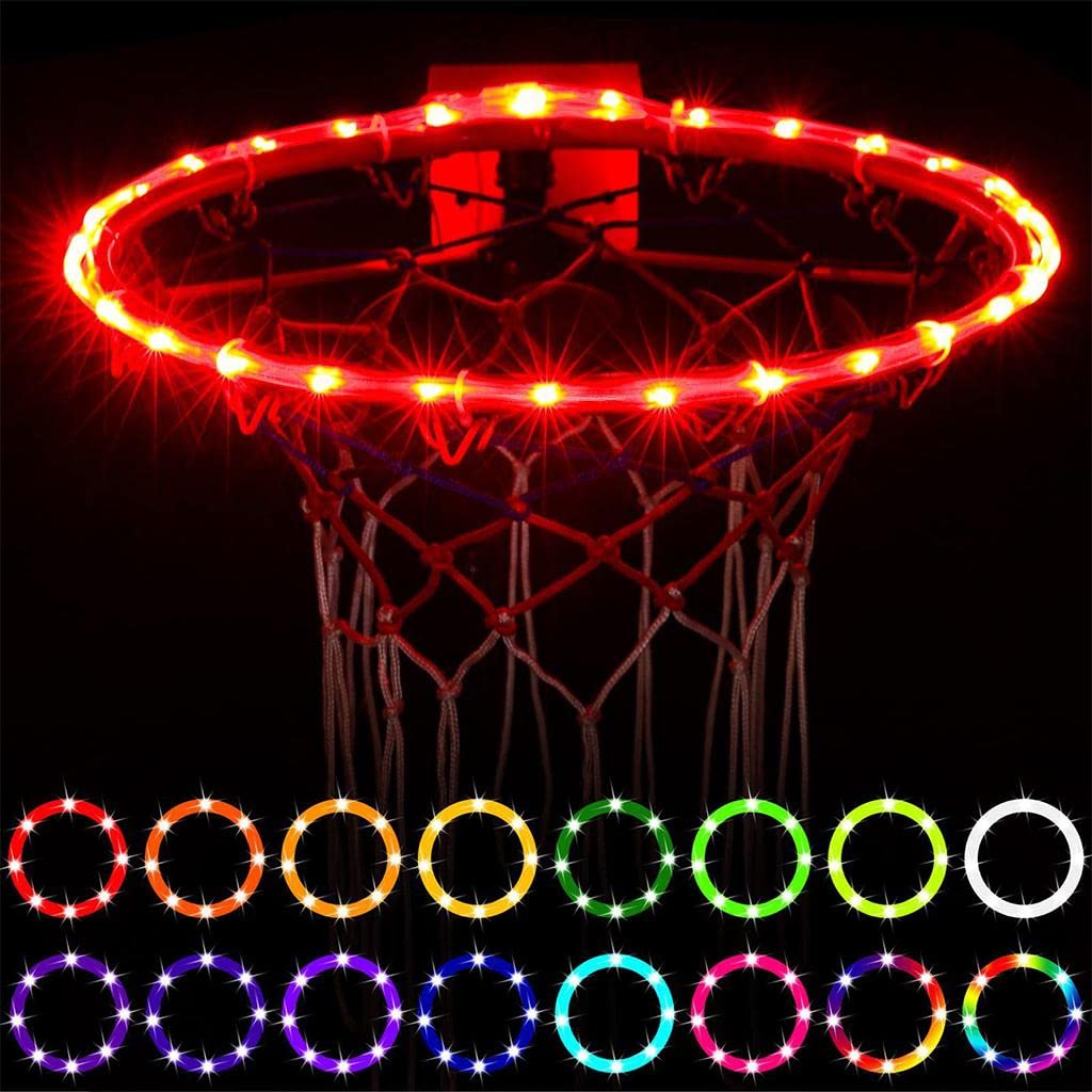 LED basketball hoop rim