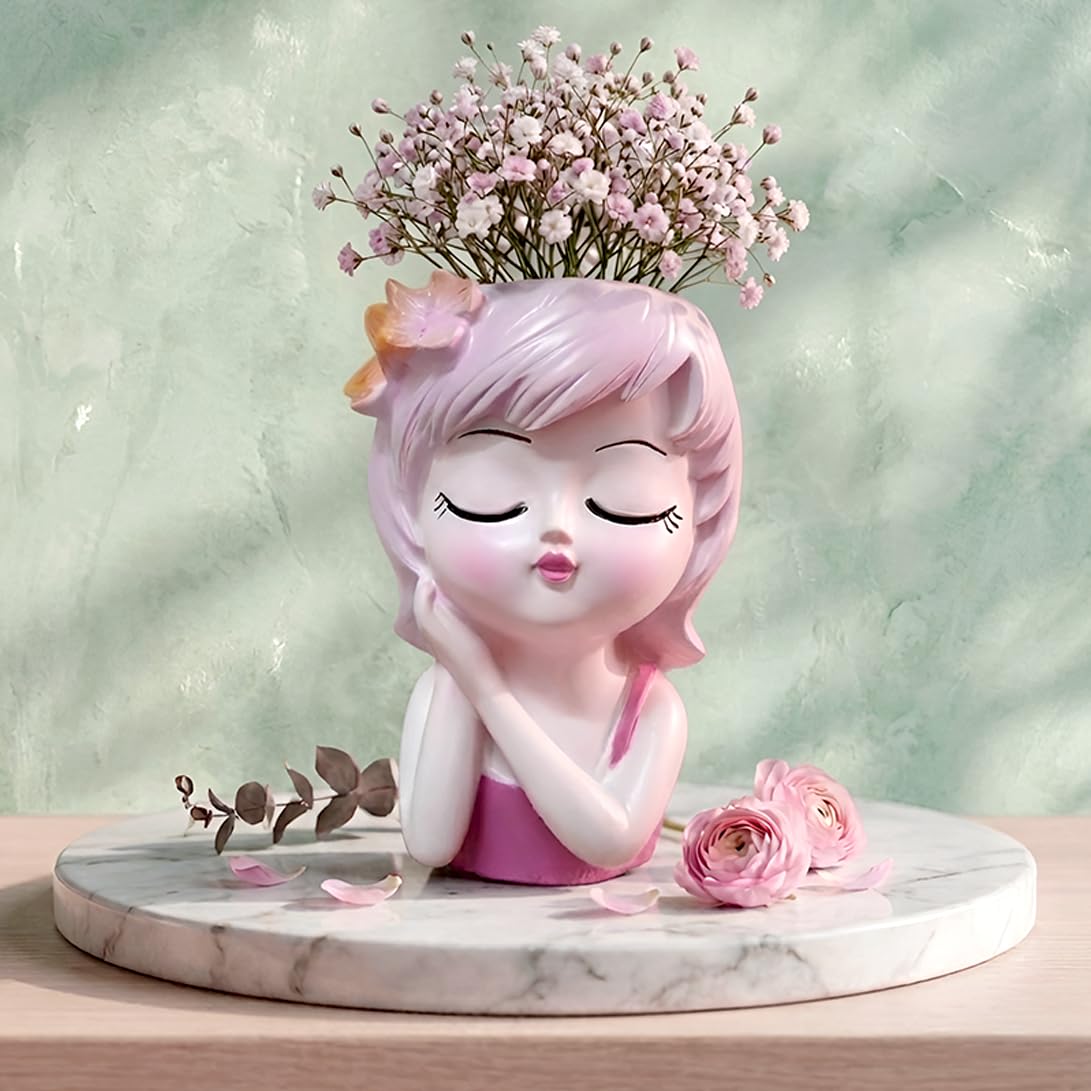 Decorative ceramic doll figurine