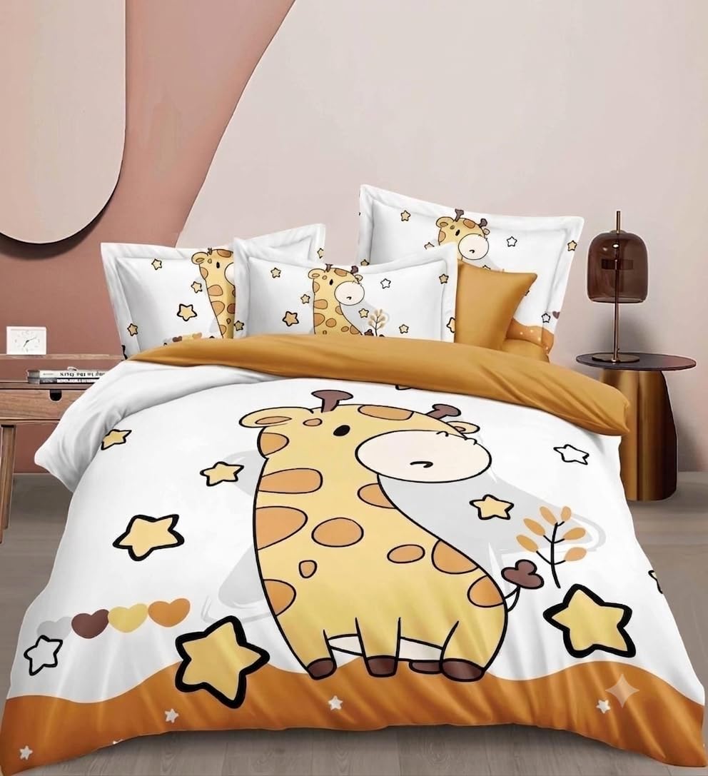 Giraffe Print Bedsheet Set