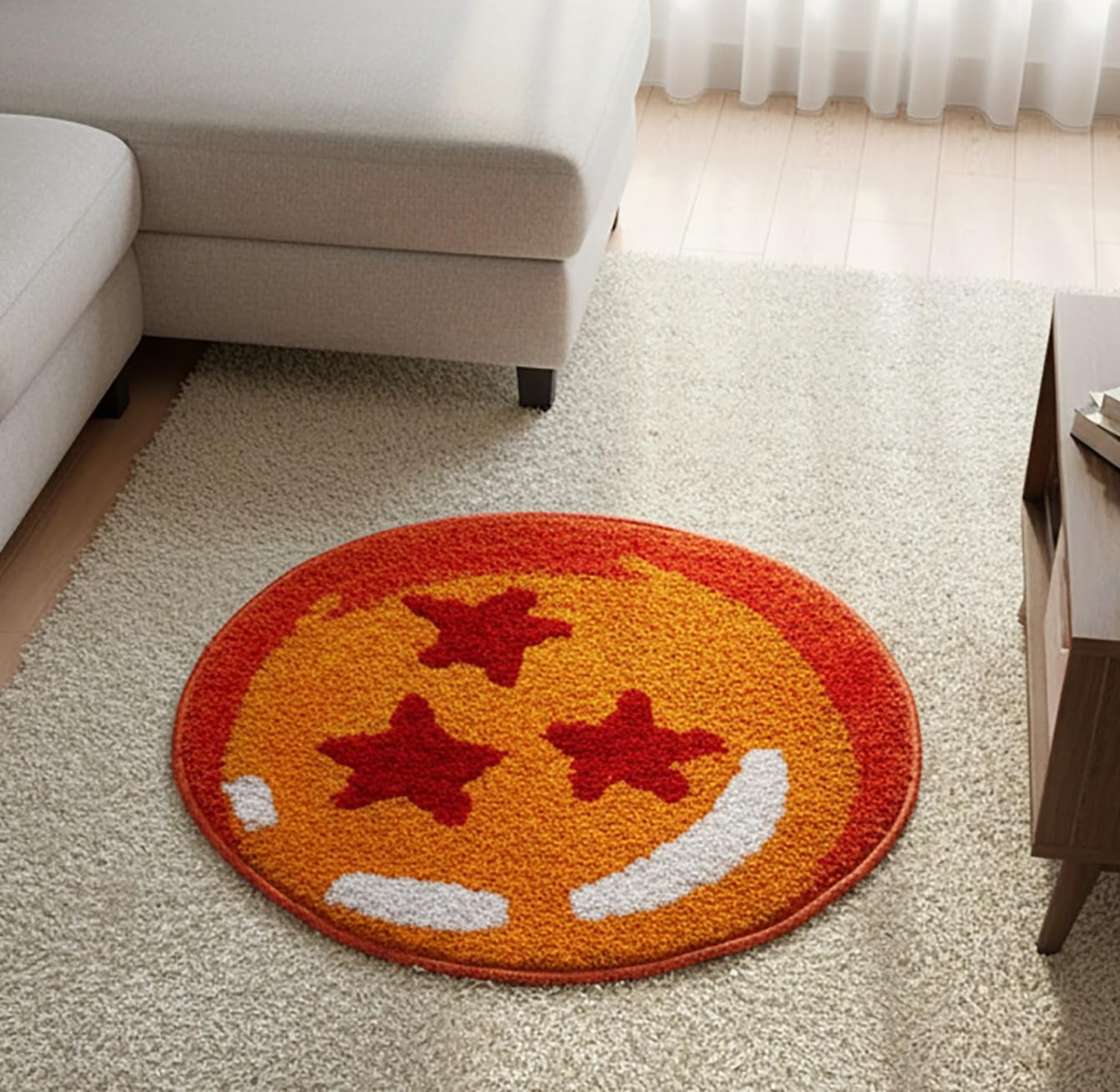 Dragon ball round rug