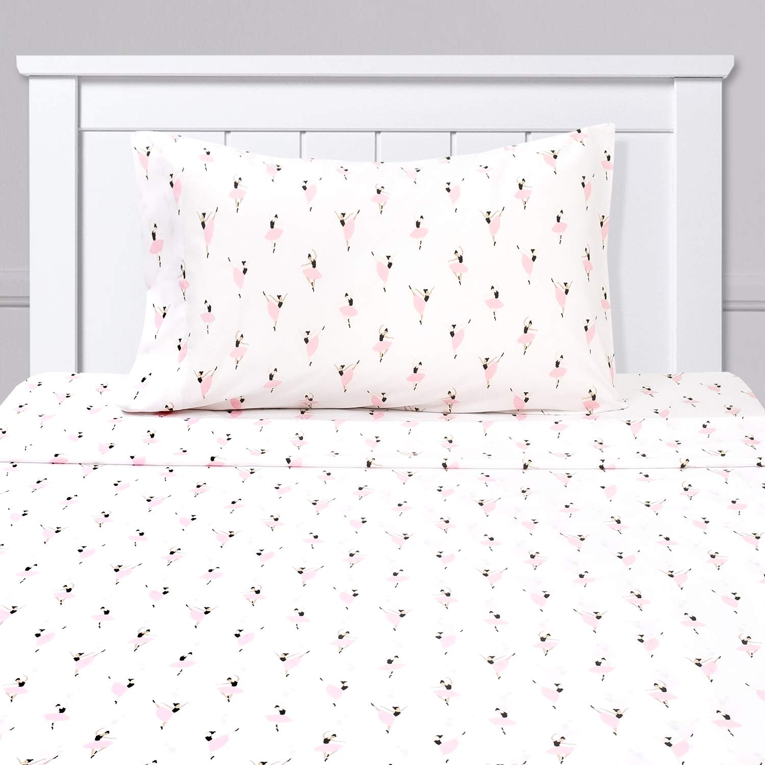 Ballerina print bedsheet set