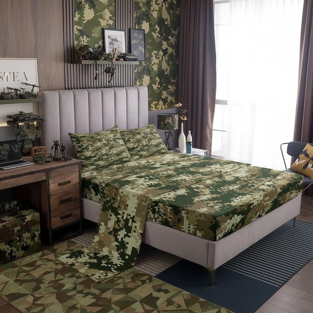 Camouflage Bedsheet