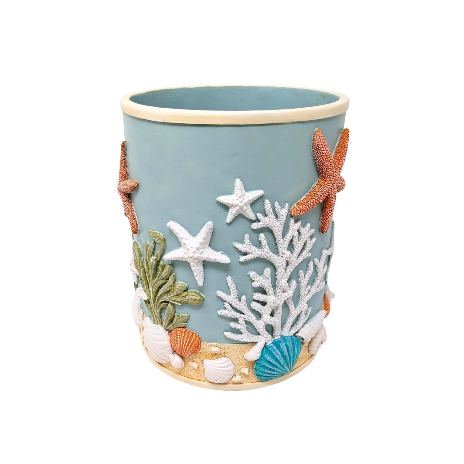 Coastal Wastebasket