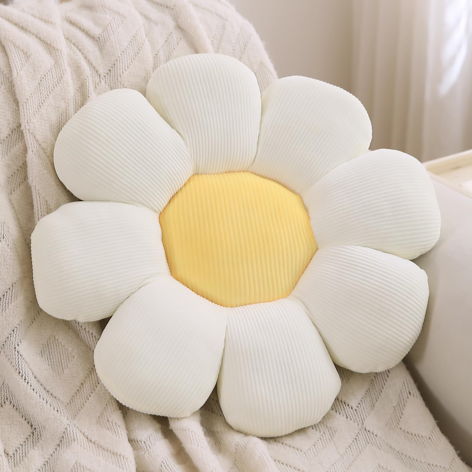 Sunflower throw pillow
