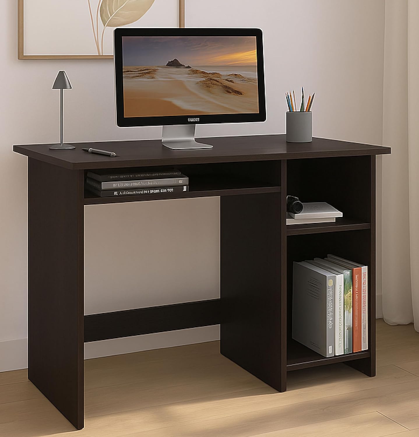Black six drawer dresser