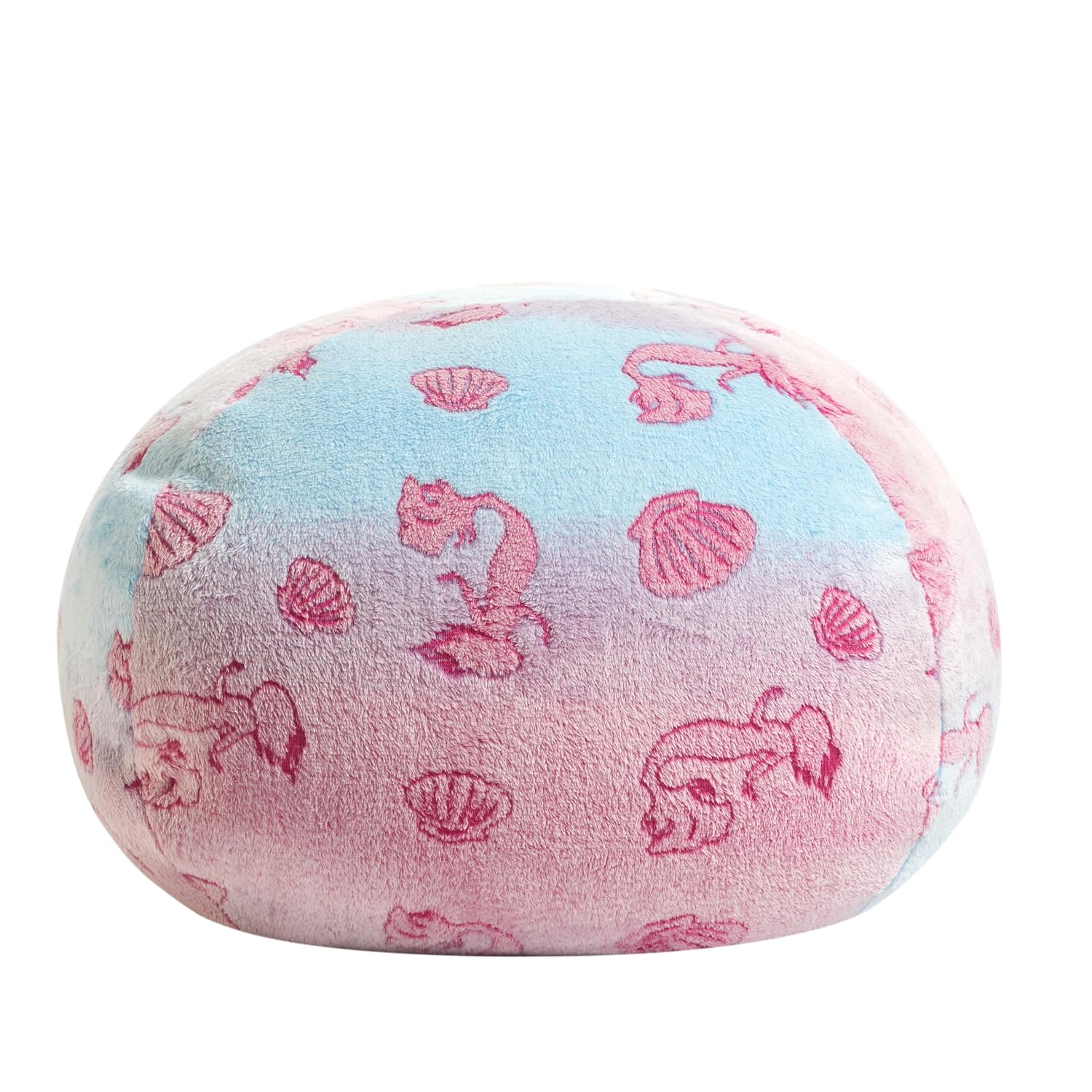 Shell shaped pouf