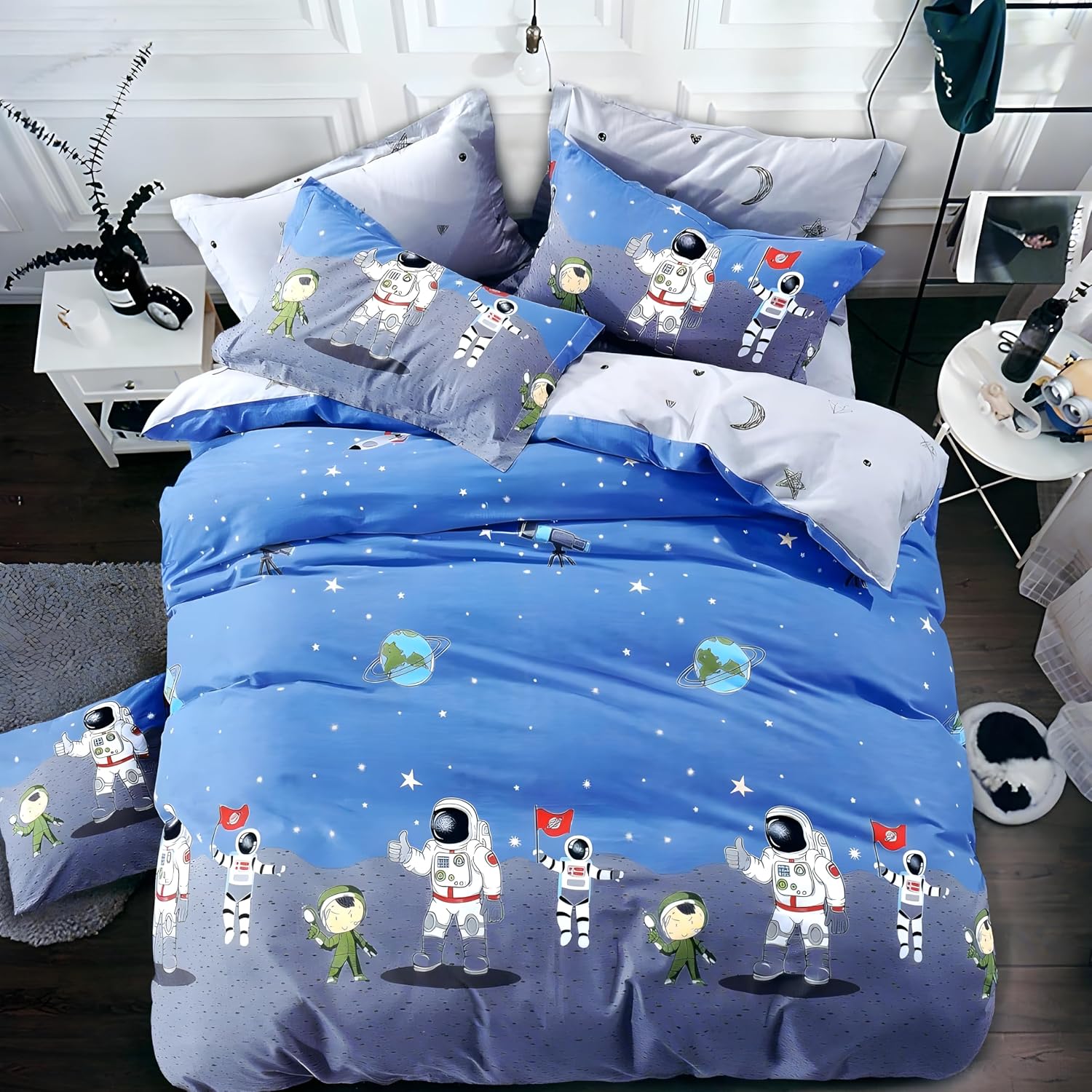 Astronaut print bedsheet set