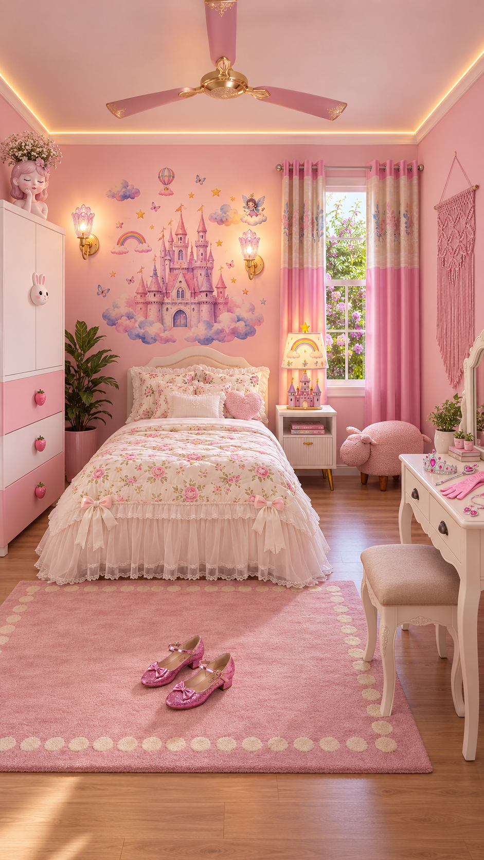 The Fairytale Princess Room Edit - full room transformation