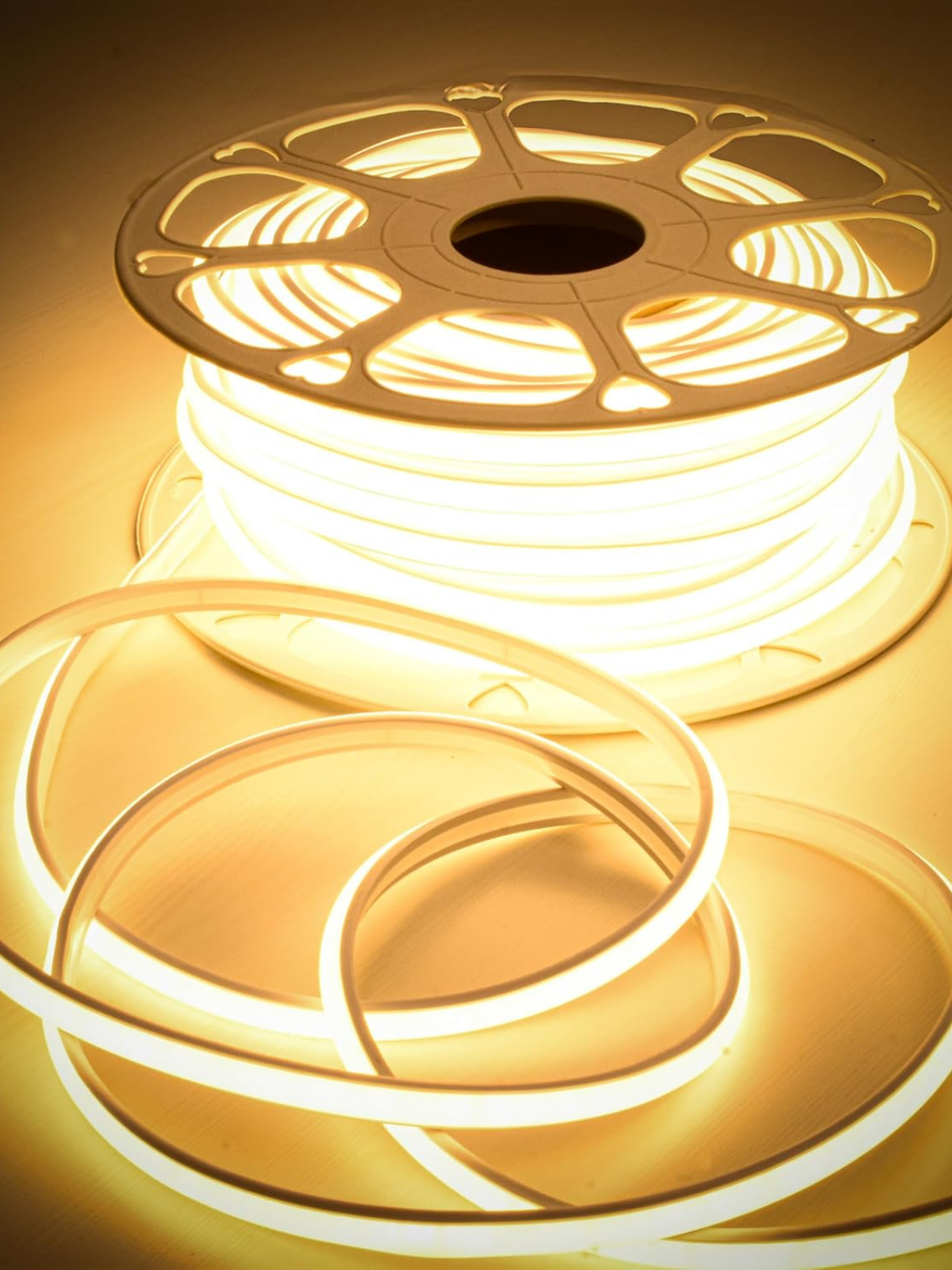 Warm LED strip lights