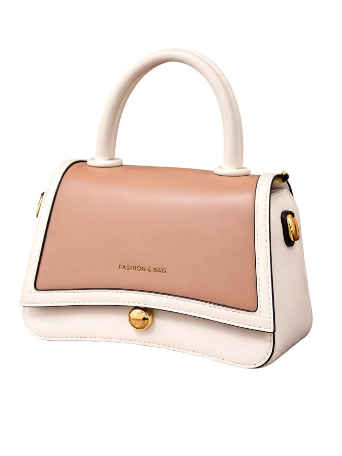 Structured nude bag
